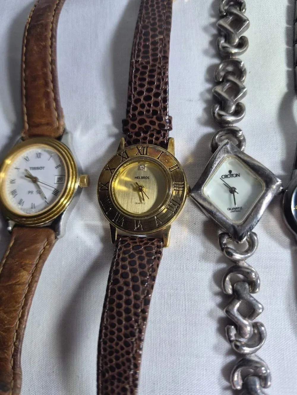 Vintage Watch Lot - 6 pc Mixed Brand Collection (Tissot, Skagen, Seiko, Croton +